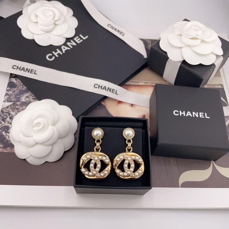 Ch*el earrings